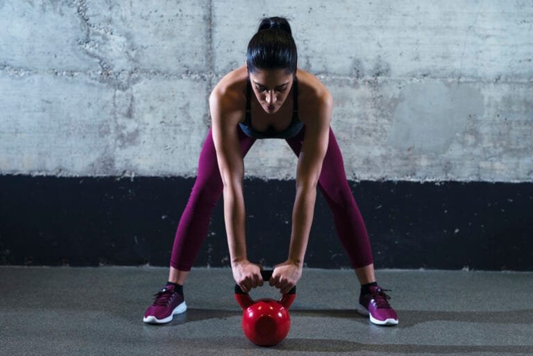 pilates with kettlebells